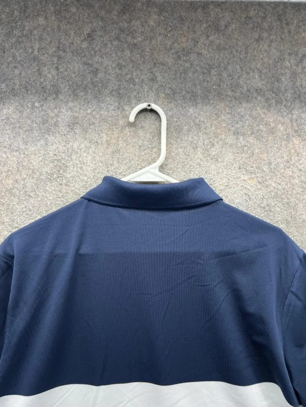 RLX Ralph Lauren Polo Shirt Men Large Blue Colorblock Valspar Championship Golf